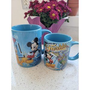 Disney Jerry Leigh Florida Orlando Mickey Mouse Coffee Mugs
